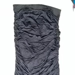 Ruched to the knee skirt